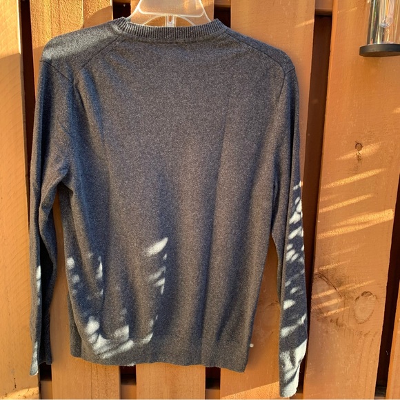 BANANA REPUBLIC.Long Sleeve,Dark Slate Gray Lightweight Sweater.Silk/Lin… - Picture 3 of 8